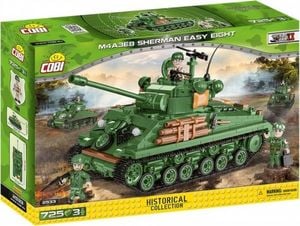 Cobi Historical Collection WWII M4A3E8 Sherman Easy Eight Czołg Amerykański (2533) 1