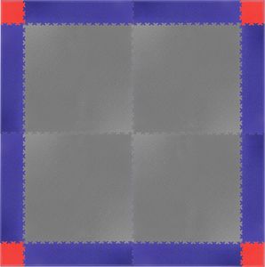 inSPORTline Krawędź maty pod sprzęt inSPORTline Simple 2 szt niebieska 16