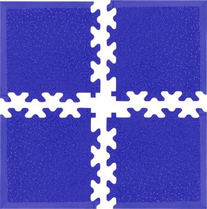 inSPORTline Narożniki do maty pod sprzęt inSPORTline Simple 4 szt. niebieskie 2