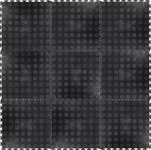 inSPORTline Mata pod sprzęt o dużej wytrzymałości inSPORTline Avero 0,6 cm puzzle Kolor Czarny 1