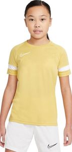 Nike Koszulka dla dzieci Nike NK Df Academy21 Top SS żółta CW6103 700 M 1