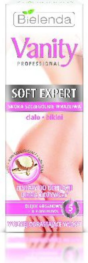 Bielenda Vanity Soft Expert Zestaw do depilacji ultra odżywczy ciało-bikini 100ml 1