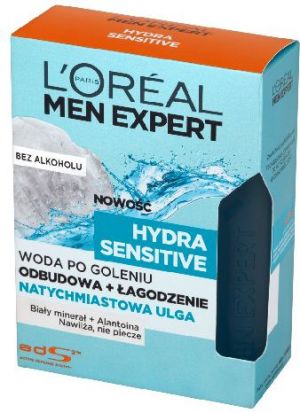 L’Oreal Paris Men Expert Hydra Sensitive Woda po goleniu bez alkoholu 100ml 1