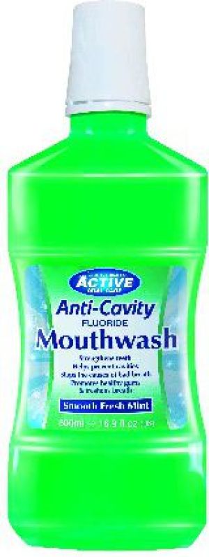 Active  Płyn do płukania jamy ustnej Fresh Mint z fluorem 500 ml 1