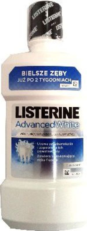 Listerine  Advanced White Płyn do płukania jamy ustnej 500ml - 518721500 1