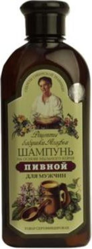 Babuszka Agafia Szampon piwny dla mężczyzn przeciw wypadaniu włosów 350 ml 1