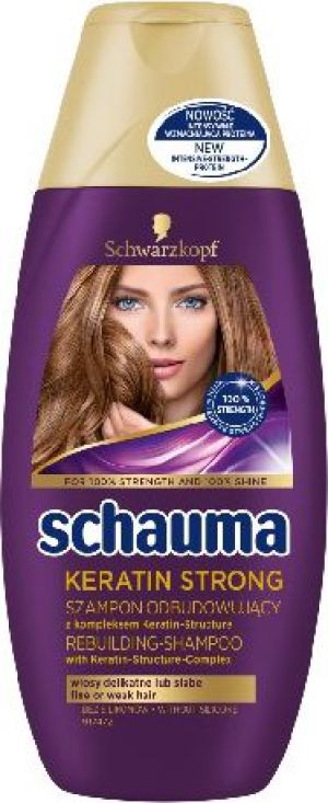 Schwarzkopf Schauma Szampon do włosów Keratin Strong 250 ml 1