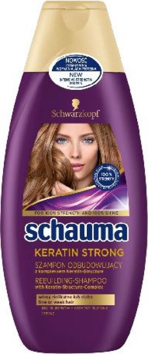 Schwarzkopf Schauma Szampon do włosów Keratin Strong 400 ml 1