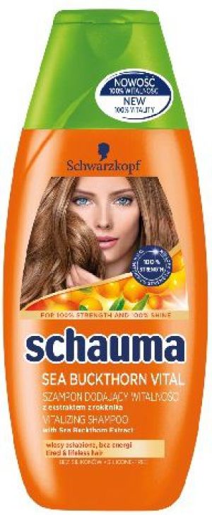 Schwarzkopf Schauma Sea Buckhtorn Vital Szampon do włosów witalizujący 250 ml 1