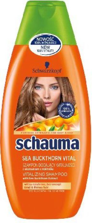 Schwarzkopf Schauma Sea Buckhtorn Vital Szampon do włosów witalizujący 400 ml 1