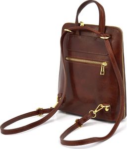 Vera Pelle vp1025 brązowy Elegancki, luksusowy plecak skórzany Nie dotyczy 5