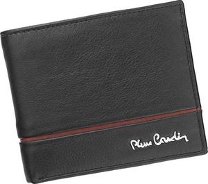 Pierre Cardin Klasyczny skórzany portfel męski z kolorowym przeszyciem RFID - Pierre Cardin Nie dotyczy 1