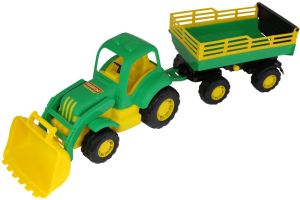Polesie "Siłacz" traktor z przyczepą i łyżką - 45034 1