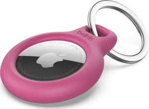 Belkin Secure AirTag Holder with Keyring - Pink 1