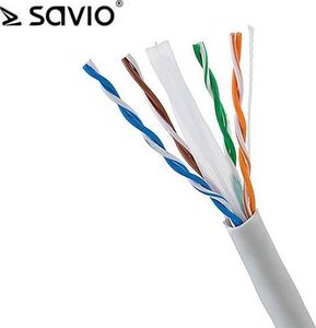 Savio Elmak Kabel sieciowy CLA-09 LAN Kat.6 UTP 50m 1