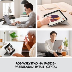 Logitech Combo Touch for iPad Pro 12.9-inch (5th and 6th gen) - SAND - US (920-010258) 2