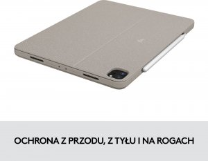 Logitech Combo Touch for iPad Pro 12.9-inch (5th and 6th gen) - SAND - US (920-010258) 3