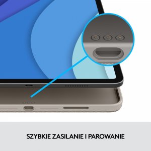 Logitech Combo Touch for iPad Pro 12.9-inch (5th and 6th gen) - SAND - US (920-010258) 6