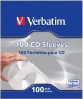 Verbatim Verbatim Koperta papierowa CD z okienkiem 100 sztuk 1