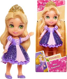 Jakks Pacific Mini lalka Roszpunka w fioletowo-różowej sukience 1