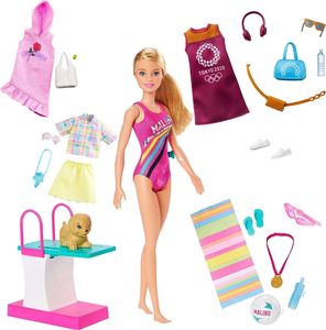 Lalka Barbie Mattel Mattel Duży zestaw lalka Barbie piesek i ubranka 1