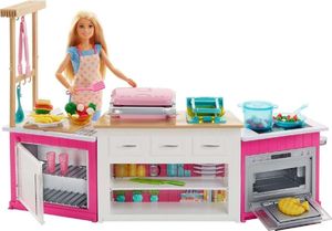 Lalka Barbie Mattel  Idealna Kuchnia i lalka Kariera - Szef kuchni (FXN99, FRH73) 12