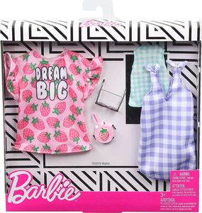 Lalka Barbie Mattel Kariera - Tenisistka + zestaw modnych ubranek Dream Big (GJL65/GHX61) 9