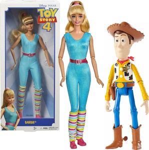 Mattel Toy Story 4 szeryf Chudy i lalka Barbie GFL78 GDP68 Lalka Barbie Morele