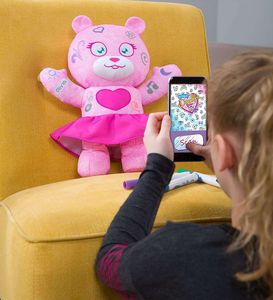 Tomy Doodle Bear różowy miś do malowania z mazakami 7