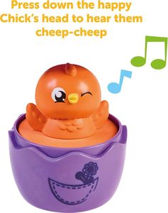 Figurka Tomy Tommies - Traktor wywrotka 2w1 + kurczak w skorupce (E73219) 2