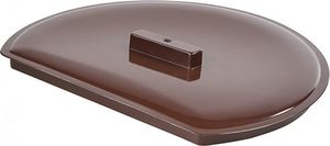 Bentom S.A Pokrywka do wiadra plastikowego przyściennego Bentom 11 l brązowa 2