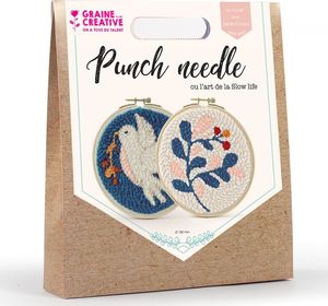 Graine Creative Zestaw Punch Needle Dwa wzory D: 15 cm 1