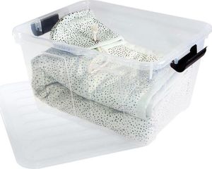 Plast Team Skrzynia z pokrywą pojemnik 8l plastikowy szary 2