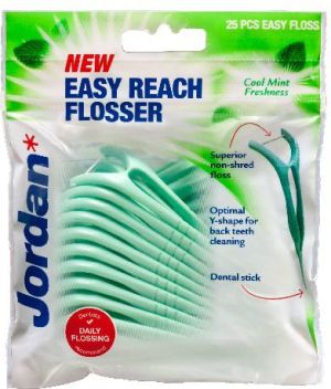 Jordan  Nici dentystyczne i wykałaczki 2w1 Easy Reach Flosser 25 szt 1