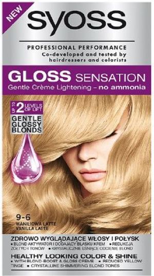 Syoss Gloss Sensation Farba do włosów 9-6 Waniliowa Latte 1