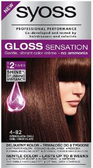Syoss Gloss Sensation Farba do włosów 4-82 Czekolada Chili 1