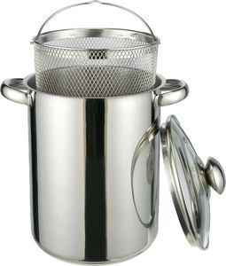 HI HI Garnek do szparagów, 4 L, srebrny 5