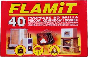 FLAMIT KARTON 24x Podpałka biała w kostce 40kostek 1