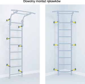 Małpiszon Drabinka gimnastyczna Kometa Next 1 biała 7