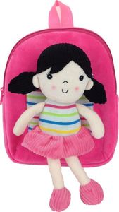 Habarri Różowy plecaczek z odpinaną lalką Lilly 1
