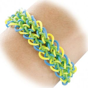 Gumki RUBBER LOOPS, ósemki, 500szt., mix kolorów 2