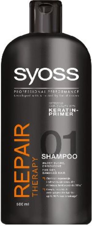 Syoss Repair Therapy Szampon do włosów suchych i zniszczonych 500 ml 1