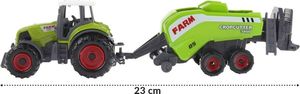 NoboKids Maszyny Rolnicze Traktor z Prasą do Słomy Siana 4