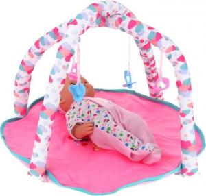 NoboKids Lalka Bobas z Wózkiem 15w1 Mata Łóżko Nocnik 7