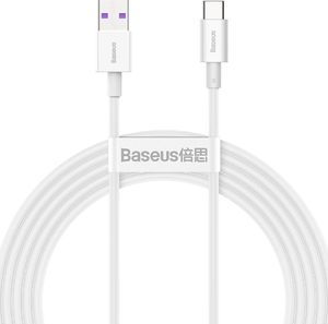 Kabel USB Baseus Kabel USB do USB-C Baseus Superior Series, 66W, 2m (biały) 1