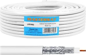 Przewód Mastersat Kabel koncentryczny 1Cu 48x0,12AL 25m 1