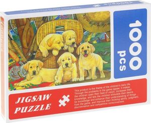 NoboKids Puzzle 1000 el. Labradory Pieski Szczeniaki 1