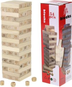 NoboKids Wieża Jenga Drewniana Układanka Chwiejąca Wieża 1