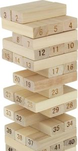 NoboKids Wieża Jenga Drewniana Układanka Chwiejąca Wieża 4