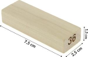 NoboKids Wieża Jenga Drewniana Układanka Chwiejąca Wieża 6